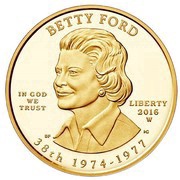 10 Dollars Betty Ford; Bullion Coinage obverse image