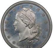 20 Dollars "1872 Double Eagle" Pattern; aluminium obverse image