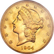 20 Dollars Liberty Head - Double Eagle, With motto obverse image