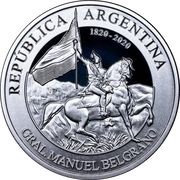 1 Peso Manuel Belgrano obverse image