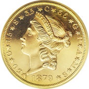 20 Dollars "Metric Double Eagle / Quintuple Stella" obverse image