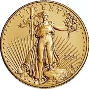 25 Dollars "American Gold Eagle" Bullion Coinage obverse image