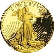 50 Dollars "American Gold Eagle" Bullion Coinage obverse image