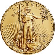 50 Dollars "American Gold Eagle" Bullion Coinage obverse image