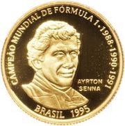20 Reais Ayrton Senna obverse image