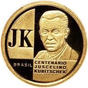 20 Reais Juscelino Kubitschek obverse image