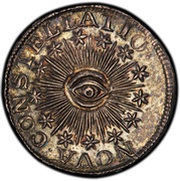 100 Units - Nova Constellatio Pattern, United States, 1783 reverse image