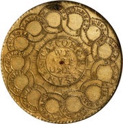 1 Dollar - Continental Currency Pattern, United States, 1776 reverse image