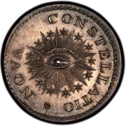 1000 Units - Nova Constellatio Pattern, United States, 1783 reverse image
