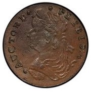 ½ Penny - Auctori Plebis obverse image