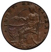 ½ Penny - Auctori Plebis reverse image