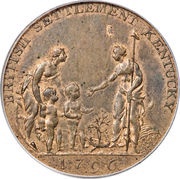 ½ Penny - Copper Company of Upper Canada obverse image