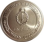 1 Peso Restoration of Democracy, Argentina, 2023 reverse image