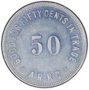 50 Cents, United States, 1935 reverse image