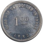 1 Dollar, United States, 1935 reverse image