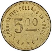 5 Dollars, United States, 1935 reverse image