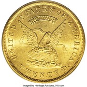 20 Dollars - U.S. Assay Office obverse image