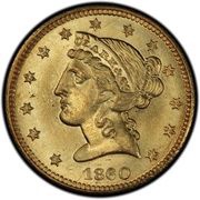 5 Dollars - Clark, Gruber and Co. obverse image