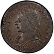 ½ Penny - Copper “MB Left, CONNECT” obverse image