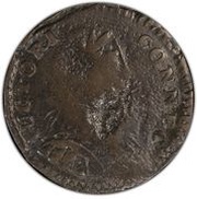 ½ Penny - Copper “Liberty Seated Right” obverse image