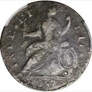 ½ Penny - Copper “Georgivs III Obverse”, United States, 1787-1788 reverse image