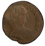 ½ Penny - Copper "MB Right, Small Head" obverse image