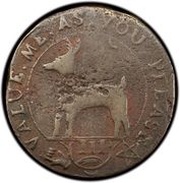 3 Pence - Higley Copper With Deer obverse image