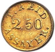 2½ Dollars - Templeton Reid reverse image