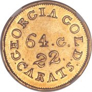 2½ Dollars - C. Bechtler obverse image