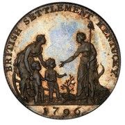 ½ Penny - Myddelton Token “Silver” Pattern obverse image