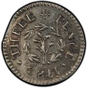 3 Pence - Chalmers reverse image