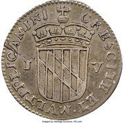 4 Pence - Lord Baltimore “Groat, small bust” reverse image