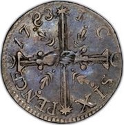 6 Pence - Chalmers reverse image