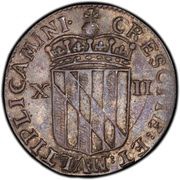 1 Shilling - Lord Baltimore reverse image