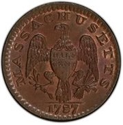 Half Cent, United States, 1787-1788 reverse image