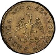 1 Farthing - New Yorke America reverse image