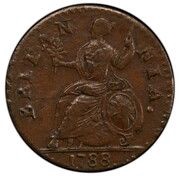 ½ Penny - Machin’s Mills, United States, 1747-1788 reverse image