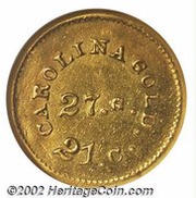 1 Dollar - August Bechtler obverse image