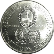 2 Pesos National Constitution Convention obverse image