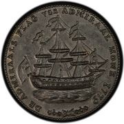 Rhode Island Ship Token obverse image