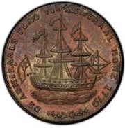 Rhode Island Ship Token obverse image