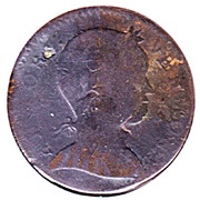 Copper Baby Head Bust Right obverse image