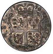 1 Shilling - George III Pattern, United States, 1774 reverse image