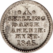 10 Skilling - Christian VIII reverse image