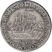 12 Skilling - Frederik V reverse image