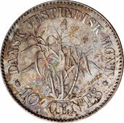 10 Cents - Frederik VII, United States, 1859-1862 reverse image