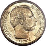 20 Cents - Christian IX obverse image
