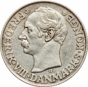 20 Cents / 1 Franc - Frederik VIII obverse image