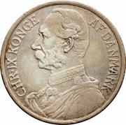 40 Cents / 2 Francs - Christian IX obverse image