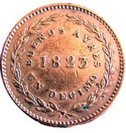 Decimo de Buenos Aires reverse image